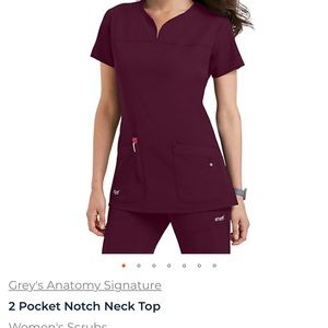 Grey's Anatomy Signature 2 Pocket Scrub Tops